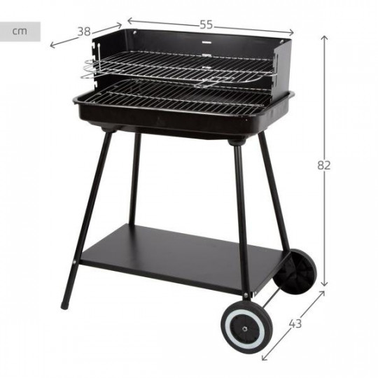 Barbacoa Portátil Aktive Acero Inoxidable Acero.