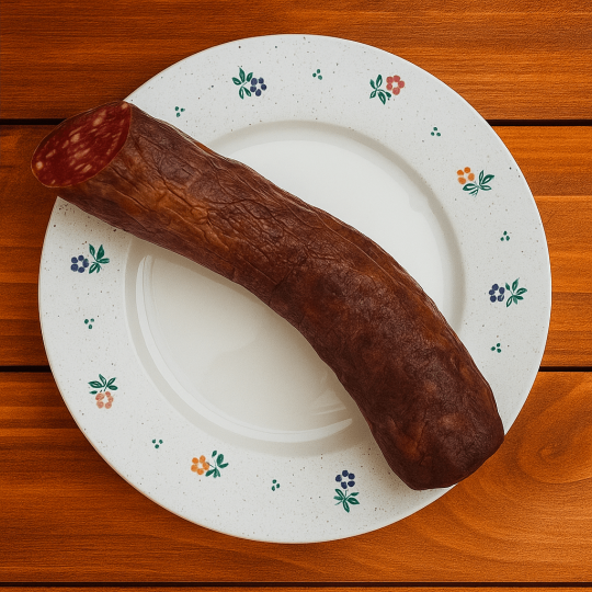 Chorizo Ibérico Cular Media Pieza al Vacío – El Embutido Gourmet que Buscas
