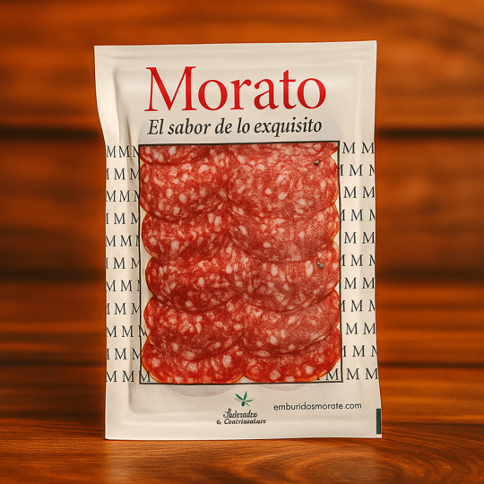 Salchichón Ibérico de Bellota Loncheado 100g – Sabor Gourmet Directo de la Dehesa