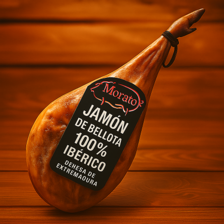 JAMÓN BELLOTA 100% DE RAZA IBÉRICA D.O.DEHESA DE EXTREMADURA