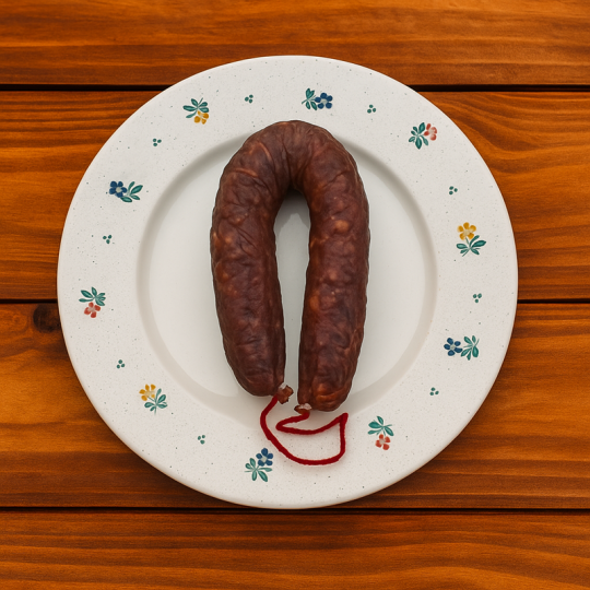 Chorizo Ibérico Bellota Herradura – Embutido Gourmet Directo de la Dehesa