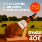Jamón de Cebo 50% Ibérico con Jamonero de Regalo – Oferta Exclusiva Online