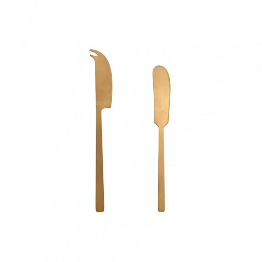 Tabla para cortar queso Home ESPRIT Acero Inoxidable Acacia 38 x 20 x 1,5 cm (3 Piezas)