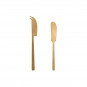 Tabla para cortar queso Home ESPRIT Acero Inoxidable Acacia 38 x 20 x 1,5 cm (3 Piezas)