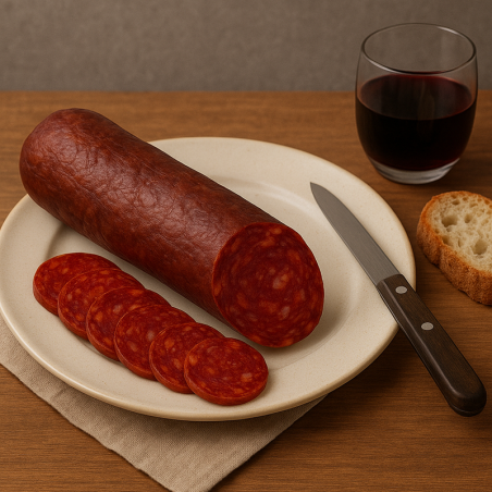 Chorizo Ibérico Cular Media Pieza al Vacío – El Embutido Gourmet que Buscas