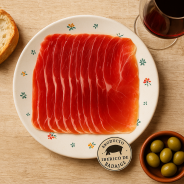 Paleta Ibérica de Bodega Reserva Loncheada 90g – Listo para Servir
