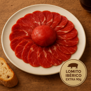 Lomito Extra Loncheado 90g – Delicatessen de Cerdo Ibérico, Listo para Servir