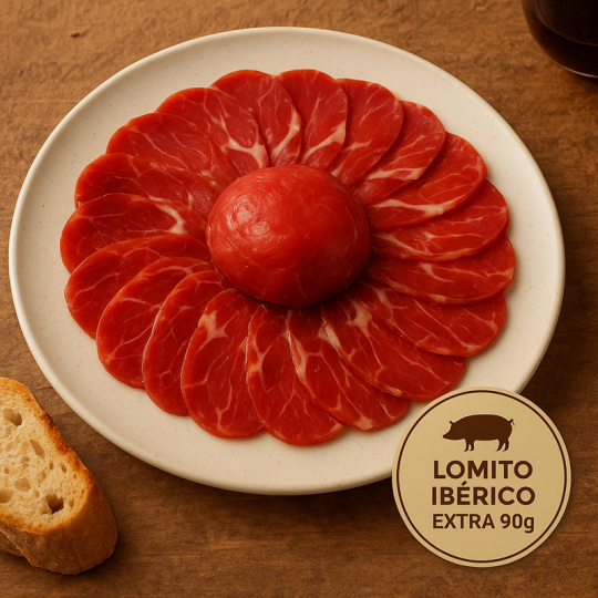 Lomito Extra Loncheado 90g – Delicatessen de Cerdo Ibérico, Listo para Servir