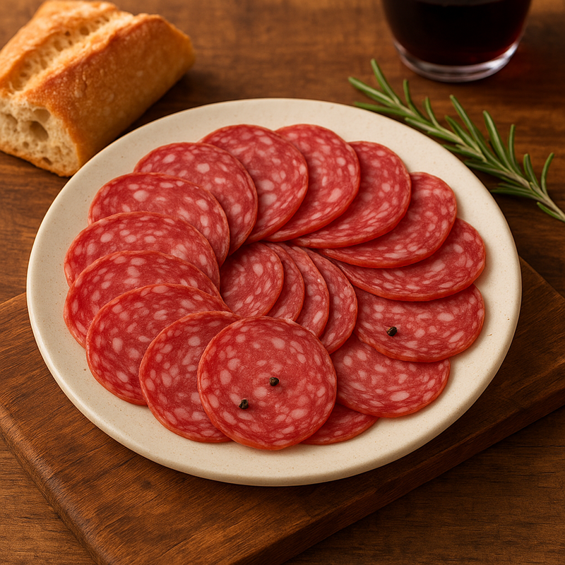 Salchichón Ibérico de Bellota Loncheado 100g – Sabor Gourmet Directo de la Dehesa