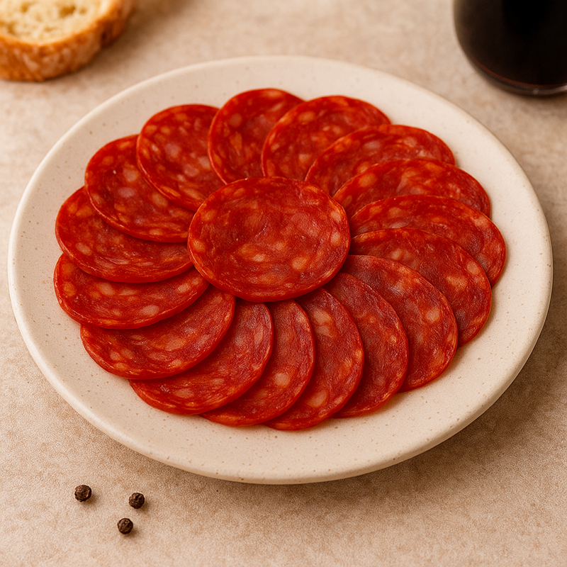 Chorizo Ibérico de Bellota Cortado en Lonchas 100g – Calidad Gourmet al Vacío