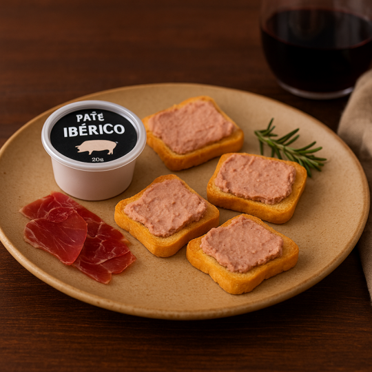 Paté Ibérico Monodosis – Sabor Tradicional en Cada Porción