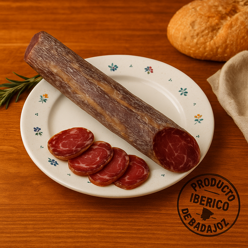 Lomo de Bellota 50% Ibérico Sin Pimienta – 1/2 Pieza Premium Natural