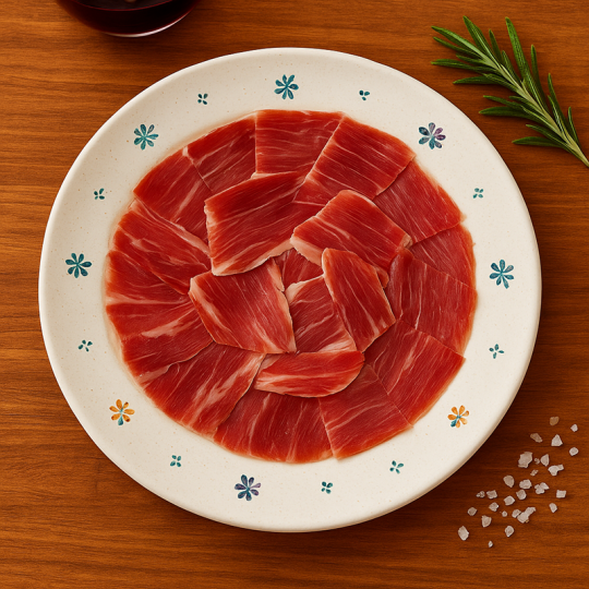 Jamón de Bellota 75% Ibérico Loncheado a Cuchillo – 100g de Sabor Exclusivo