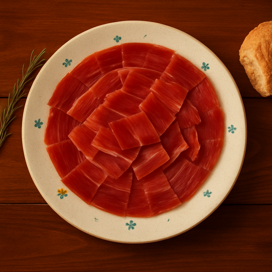 Jamón de Bellota 100% Ibérico – Lonchas Finas a Cuchillo 100g Gourmet